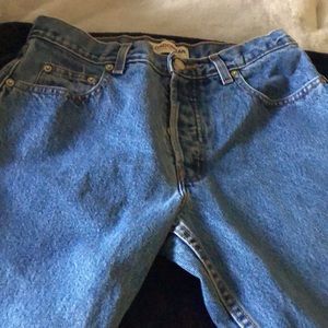 VS button fly jeans,size 8, Length 32.